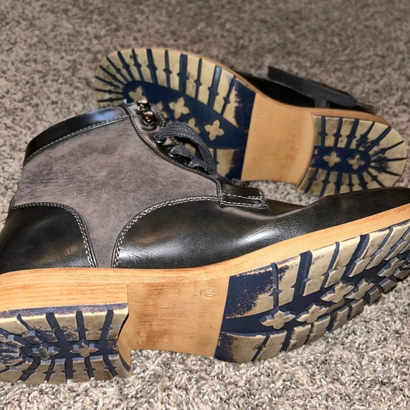 Faranzi Men's Fashion Grey Ankle Boots FB41311 - Picture 4 of 5